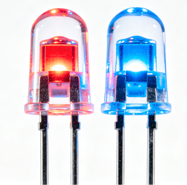 红蓝双色插件灯珠